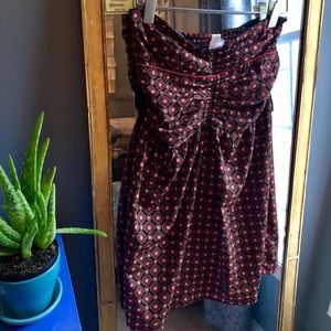 Strapless, Mini Dress